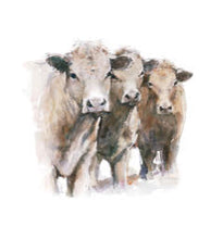 Load image into Gallery viewer, Brown Cows Tea Towel