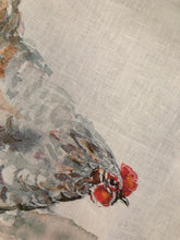 Load image into Gallery viewer, Three Chicken Tea Towel
