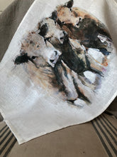 Load image into Gallery viewer, Brown Cows Tea Towel