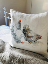 Load image into Gallery viewer, Three Chickens Cushion Cover