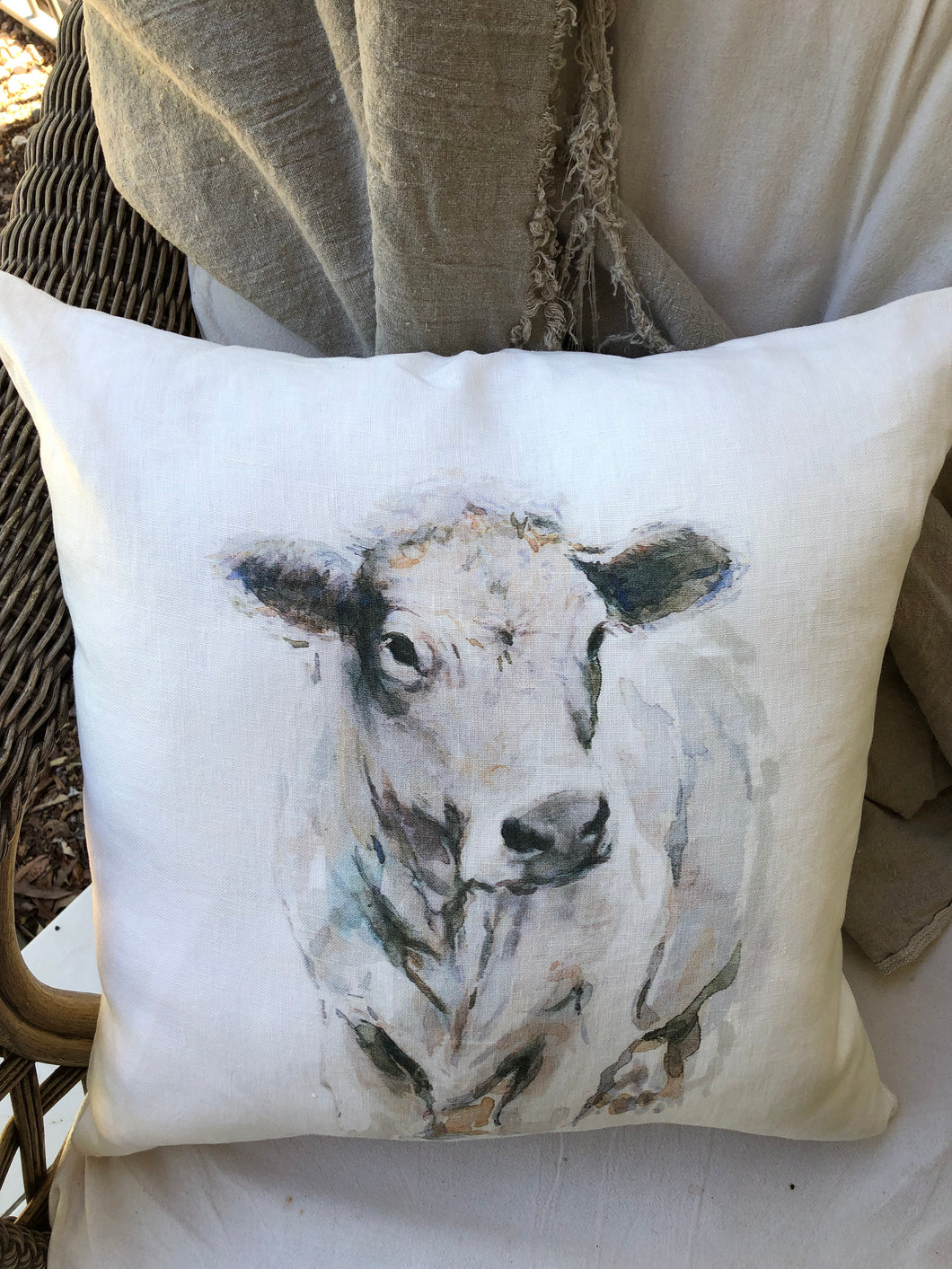 Cow Cushion Cover
